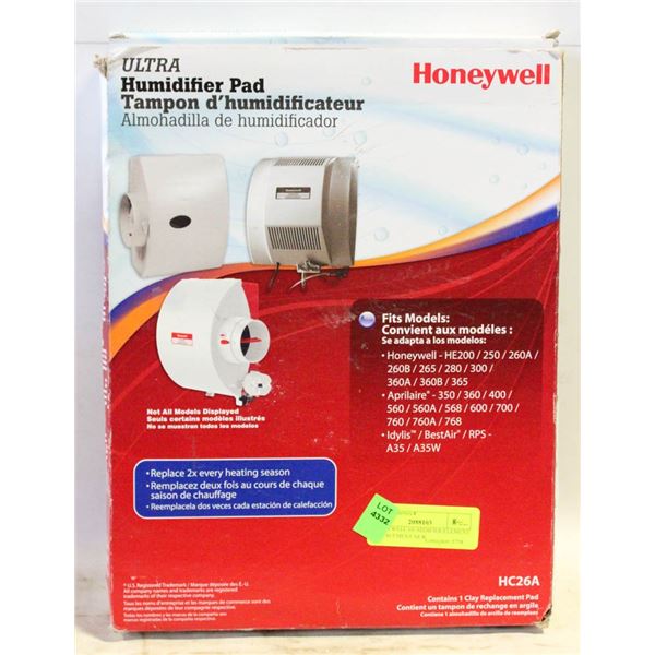 HONEYWELL HUMIDIFIER ELEMENT REPLACEMENT NEW