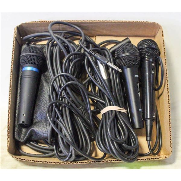 APEX HIGH QUALITY ESTATE MICROPHONE & CORDS