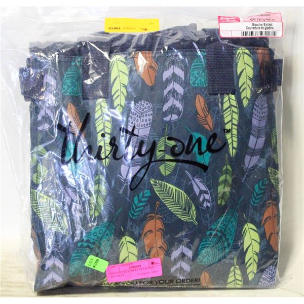 FALLING FEATHERS BLEACHER BLANKET