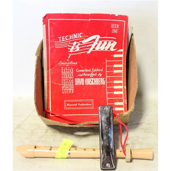 ESTATE HANDEL FLUTE, HARMONICA & MUSIC