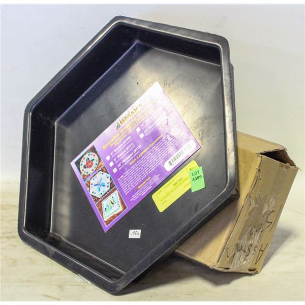 STAINED GLASS STEPPING STONE KIT