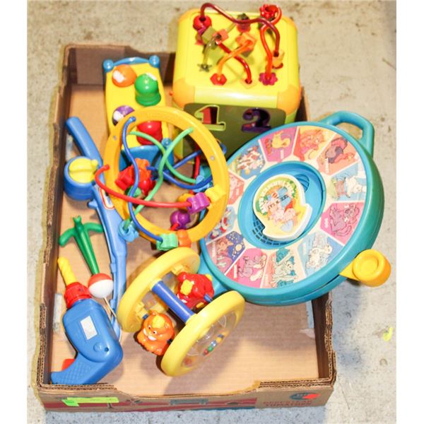 7 BABY/TODDLER TOYS - CUBE C/W BATTERIES