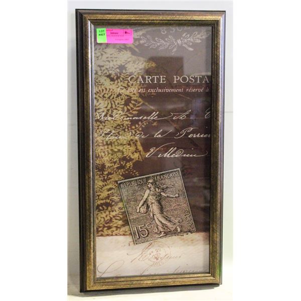 CARTE POSTA SHADOW BOX PICTURE