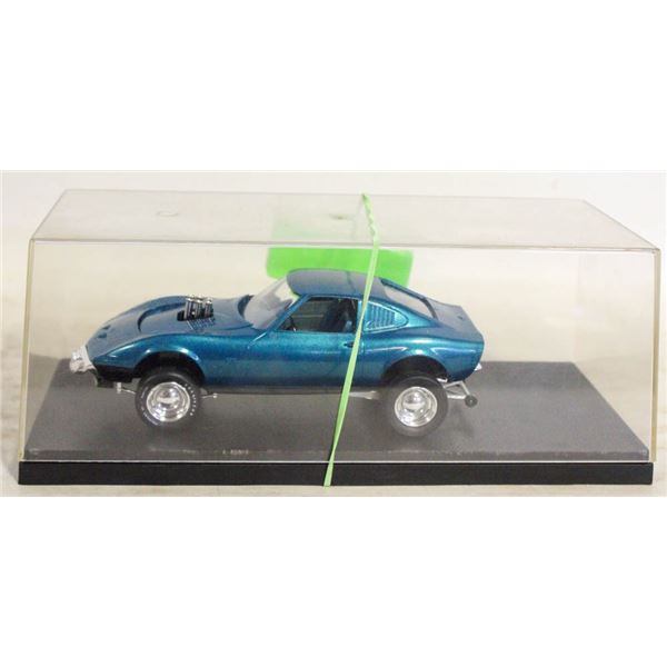 CUSTOM MADE BLUE OPEL GT MODEL CAR