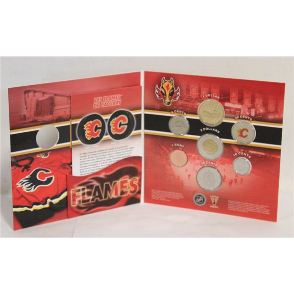 CANADA SEASON 2006/2007 CALGARY FLAMES COIN SET