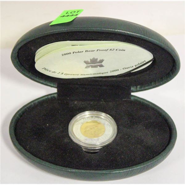 CANADA 2000 POLAR BEAR $2 COIN