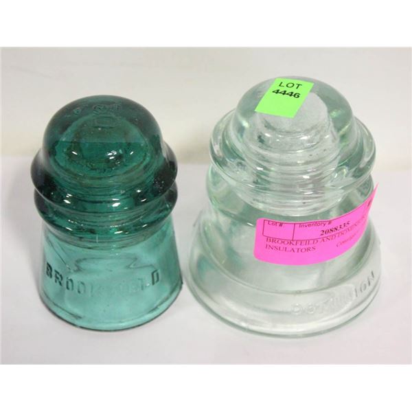 BROOKFEILD AND DOMINION INSULATORS