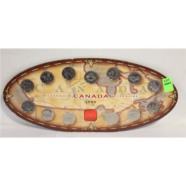 CANADA 1999 QUARTER SET