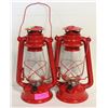 Image 1 : PAIR OF LED BARN LANTERNS