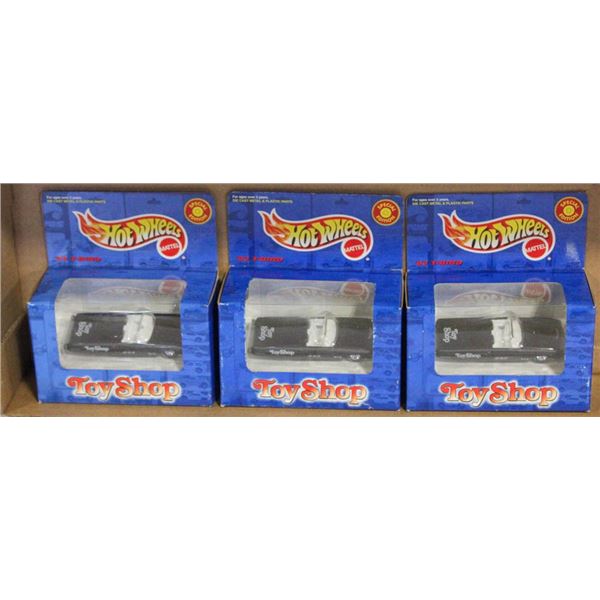 LOT OF 3 BOXED HOT WHEELS '63 THUNDERBIRD