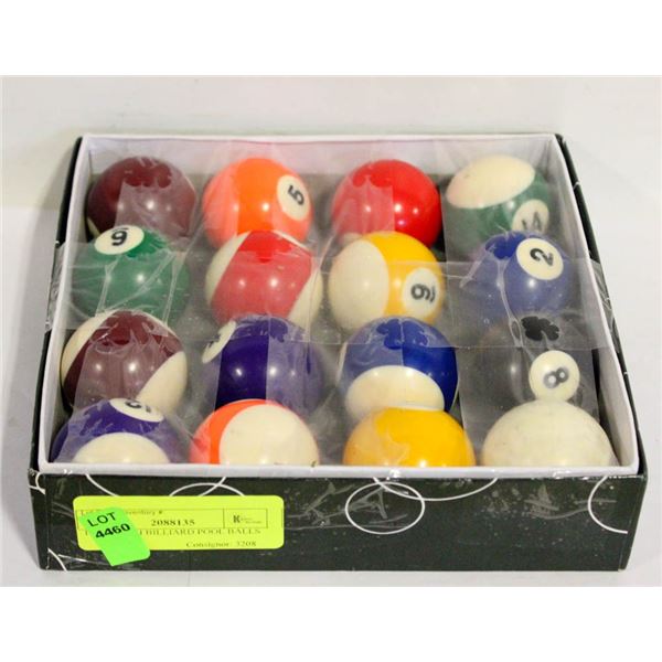 16 PCS MINI BILLIARD POOL BALLS