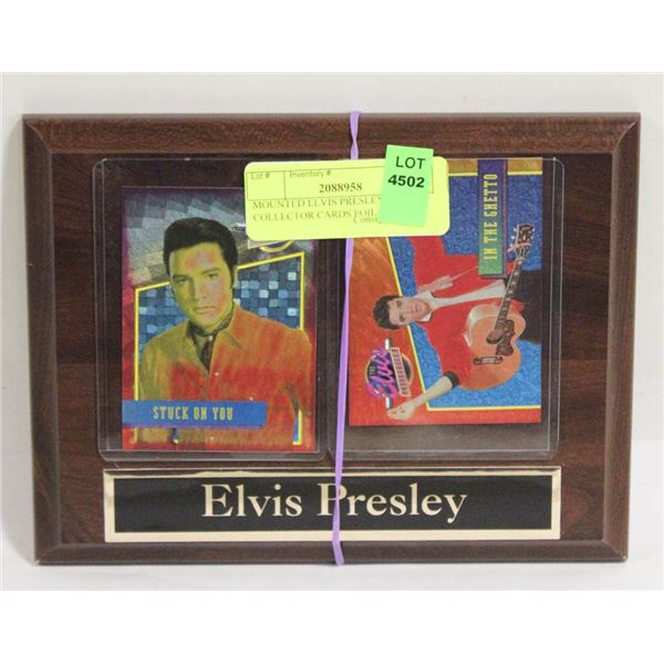 MOUNTED ELVIS PRESLEY COLLECTOR CARDS FOIL