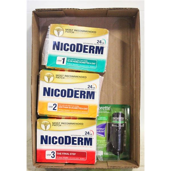 NICODERM 3 STEP KIT NEW PLUS NICORETTE