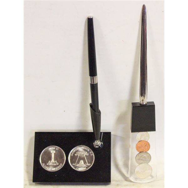 VINTAGE PEN STAND/LETTER OPENER