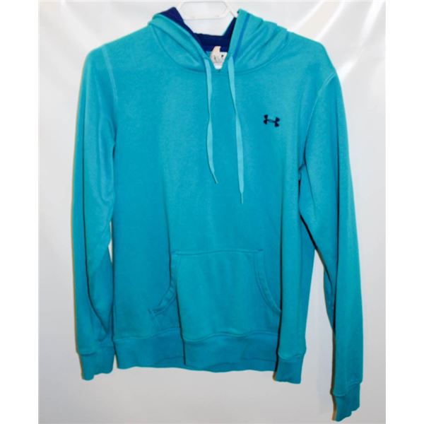 LADIES BLUE MED UNDER ARMOUR HOODIE