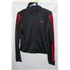 Image 1 : LADIES MED ADIDAS SPORT JACKET RED STRIPE