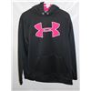 Image 1 : LADIES L UNDER ARMOUR BLACK/PINK HOODIE