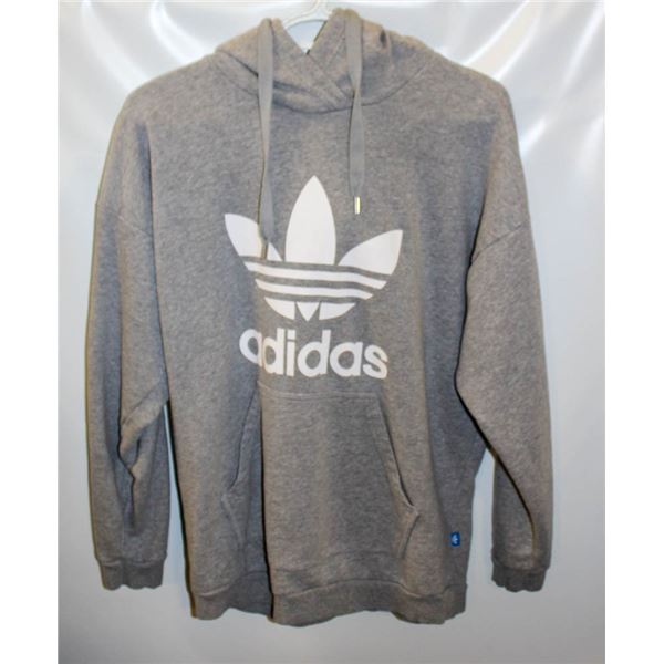 LADIES MED ADIDAS GREY HOODIE