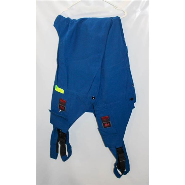 2 NOMEX SZ LARGE FIRE RESISTANT BIB OVERALLS