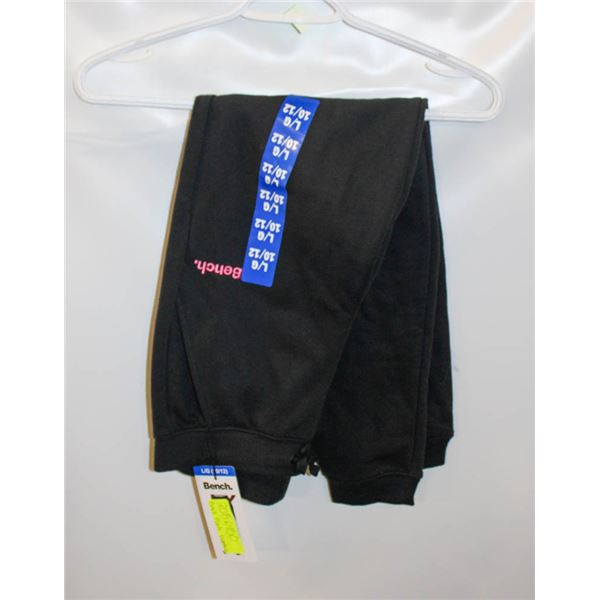 NEW YOUTH GIRLS SIZE 10-12 BENCH SWEAT PANTS