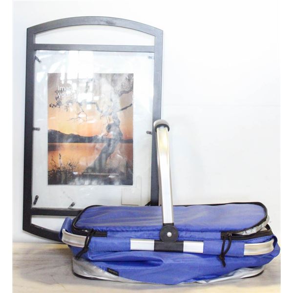 BLACK LEATHER FOLDER + BLACK DISPLAY TRAY