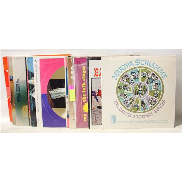 RECORDS FOLK MUSIC, YIDDISH, RUSSIAN, JEWISH