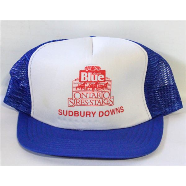 LABATT'S BLUE  ONTARIO SUDBURY TRUCKER SNAP BACK