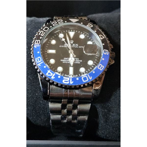 NEW REPLICA R0LEX "GMT MASTER" QUARTZ WATCH