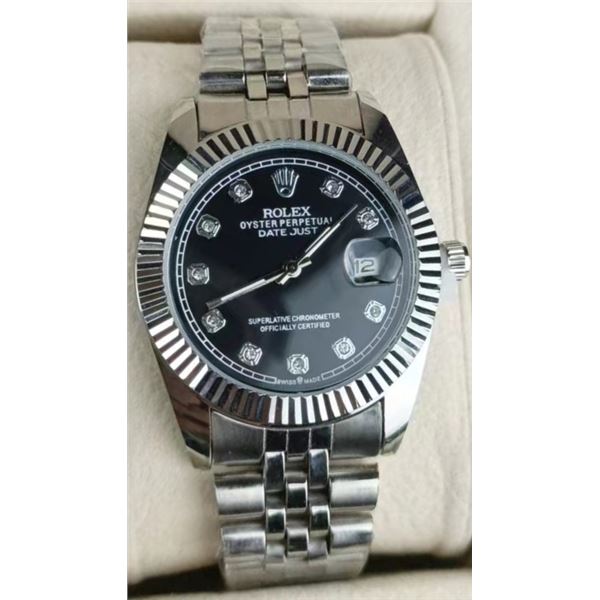 NEW REPLICA R0LEX QUARTZ "DATEJUST" WATCH