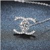 Image 3 : 1 CT GRA CERTIFIED ROUND BRILLIANT 925S NECKLACE