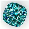 Image 1 : 2.52 CT 7*7 MM VVS1 VIVID BLUE COLOR CUSHION LOOSE