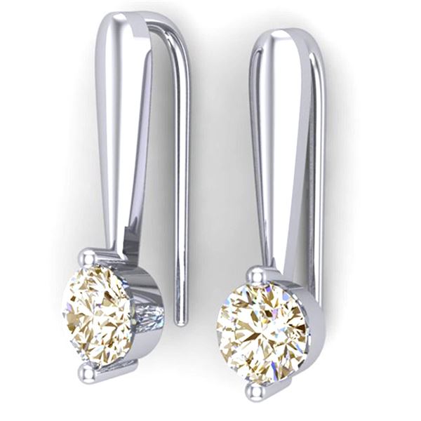 2.14 CT VVS1 FANCY GOLDEN COLOR MOISSANITE 925S