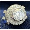 Image 3 : SIZE 7 3.12 CT VVS1 WHITE ROUND MOISSANITE 925S