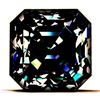 Image 1 : 1.80 CT 6*6 MM VVS1 DARK BLUE COLOR ASSCHER CUT