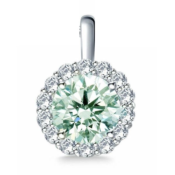 1.47 CT BLUE WHITE COLOR ROUND MOISSANITE 925S