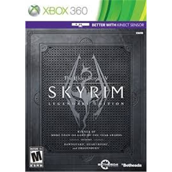 NEW XBOX 360 THE ELDER SCROLLS V SKYRIM