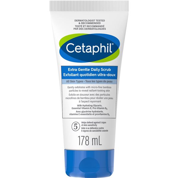 NEW 2 X 178ML CETAPHIL EXTRA GENTLE DAILY SCRUB