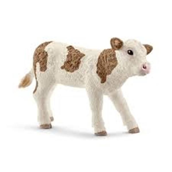NEW 4PK SCHLEICH SIMMENTAL CALF
