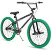 Image 1 : NEW ASSEMBLED BLACK JOYSTAR BMX WITH 24" WHEELS