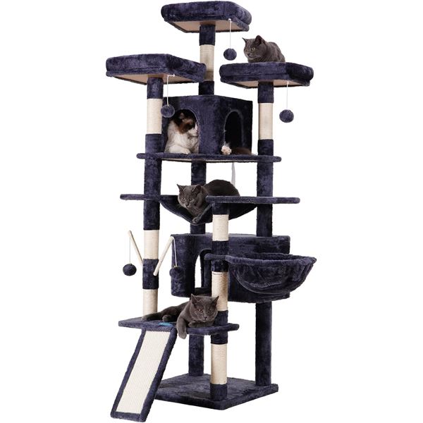 NEW ASSEMBLED HEY-BROTHER CAT SCRATCHING POST