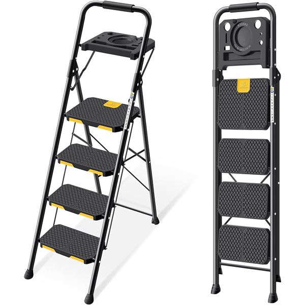 NEW ASSEMBLED KINGRACK PAINTERS LADDER