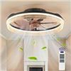 Image 1 : NEW BEKADA 20" LED CEILING FAN LIGHT