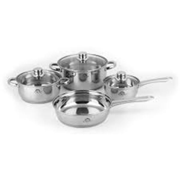 INDUCTION COMPATIBLE 7PC COOKWARE SET