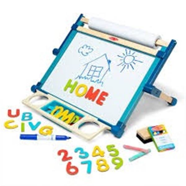 NEW MELISSA & DOUG DOUBLE-SIDED MAGNETIC TABLETOP