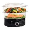 Image 1 : NEW BELLA TWO TIER FOOD STEAMER 7.4QT BLACK