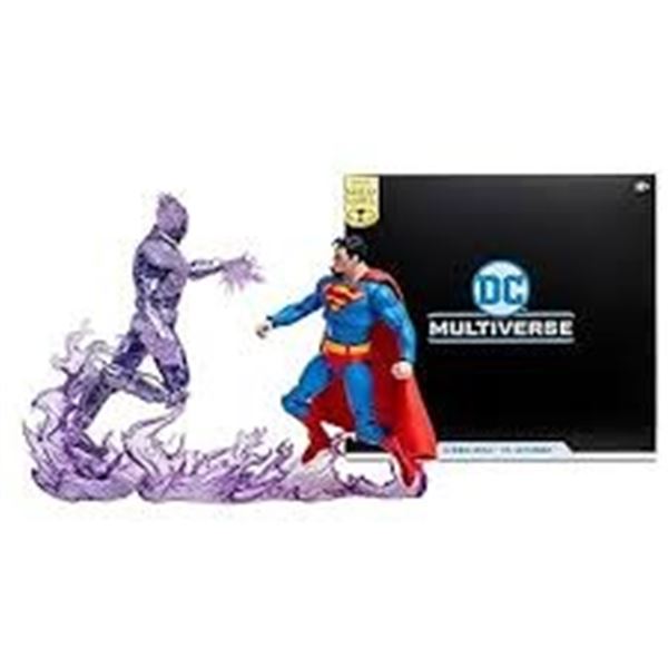 NEW W/BOX DC MULTIVERSE ATOMIC SKULL VS SUPERMAN