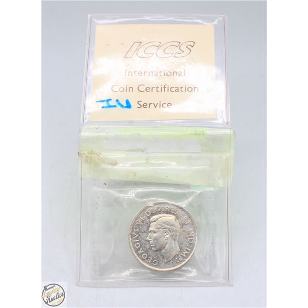 CERTIFIED AU55 CDN 1945 50C