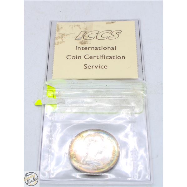 CERTIFIED SP65 CDN 1967 CAMEO 50C