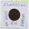 Image 1 : CDN EDWARD VIII LG PENNY ERROR NO DATE