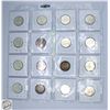 Image 2 : LOT OF 16 CDN 1967 QUARTERS 80% SILVER